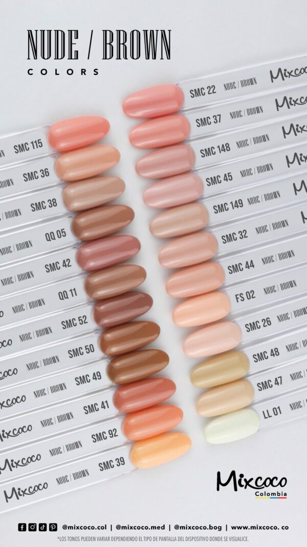 Esmalte Mixcoco Nude y Tierra 7.5ml Semipermanente Antigua Presentación - Image 3