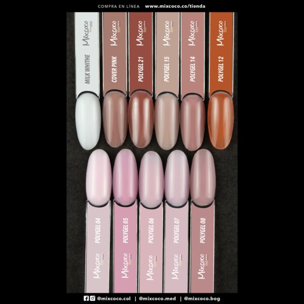 PolyGel Mixcoco 60ml Para Uñas - Image 3