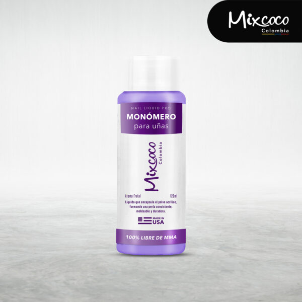 Monómero Para Uñas 120ml USA Mixcoco Acrylic Liquid