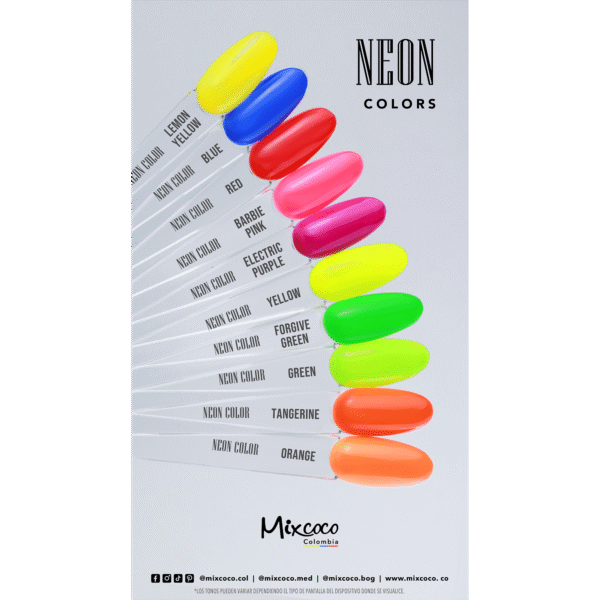 Esmalte Neón Mixcoco 7.5ml Semipermanente - Image 3