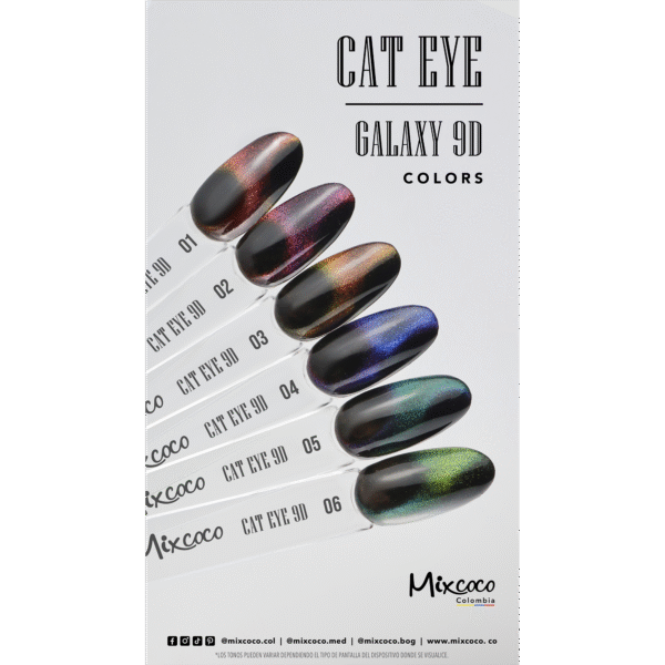 Esmalte Ojo de Gato Galaxy 9D Mixcoco 7.5ml Semipermanente - Image 2