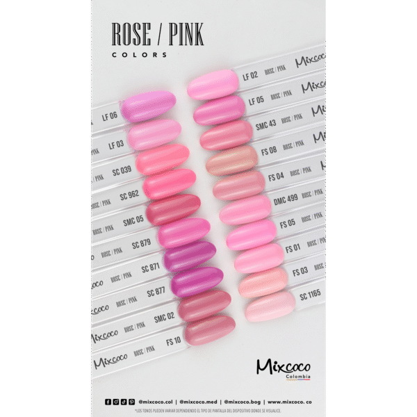 ESMALTE MIXCOCO ROSADO 7.5ml Semipermanente Nueva Presentación - Image 2