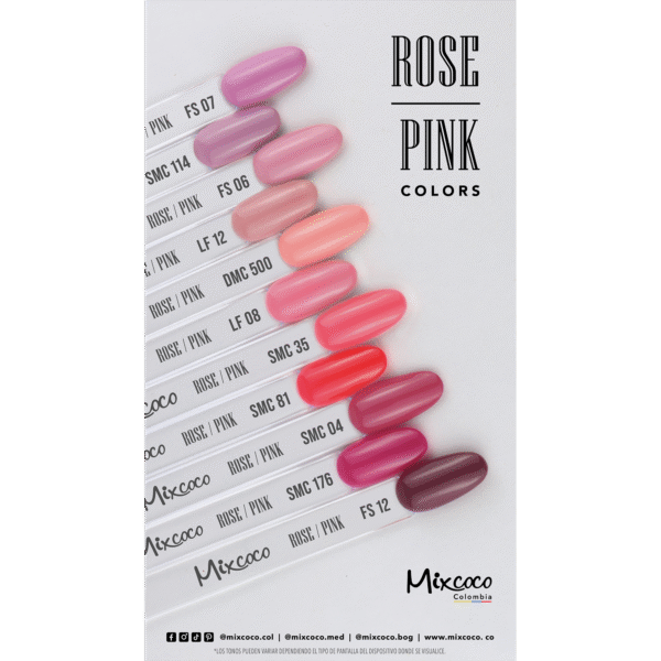 ESMALTE MIXCOCO ROSADO 7.5ml Semipermanente Nueva Presentación - Image 3