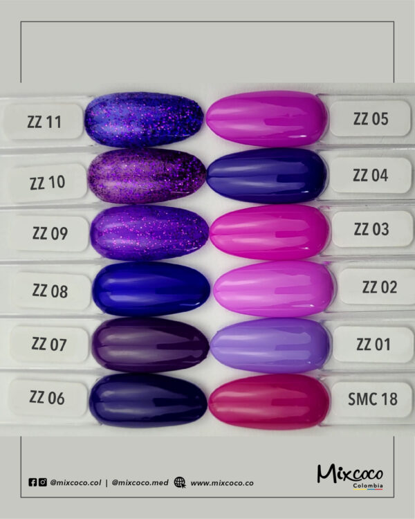 Esmalte Mixcoco Morado 15ml Semipermanente - Image 2