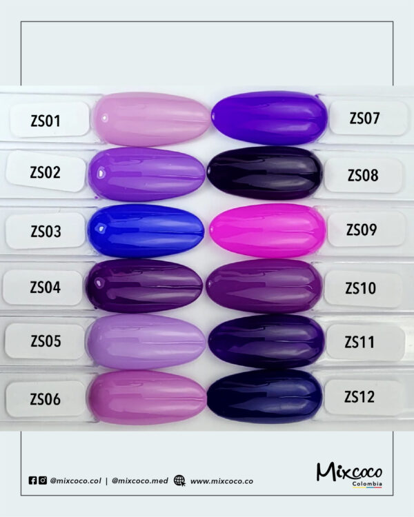 Esmalte Mixcoco Morado 15ml Semipermanente - Image 3